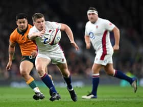 Owen Farrell picked up an injury in training.