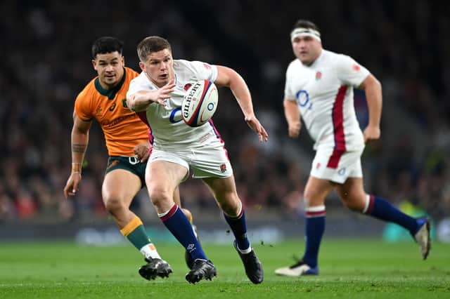 Owen Farrell picked up an injury in training.