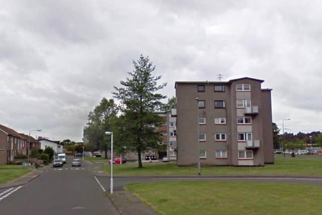 Officers surrounded the building in Earn Street, Kirkcaldy, while specially trained police negotiators spoke with their man, who was holed up inside.