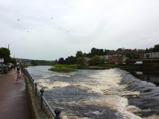 The man was pulled from the River Nith, Dumfries, but later died in hospital. PIC: Andrew Bowden/Creative Commons.