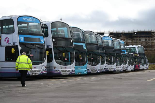 The First Bus operation forms a major part of Aberdeen-headquartered transport giant FirstGroup. Picture: John Devlin