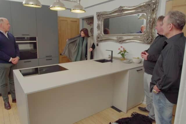 The cast in the Kitchen designed by Nick and his team (Photo: Channel 4).
