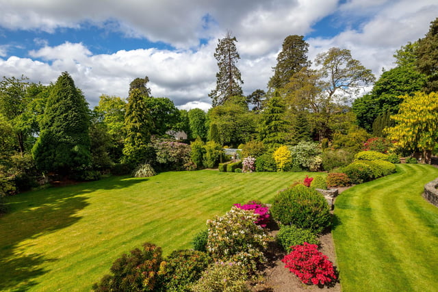 Exterior: The superb gardens include lawns, mature shrubs, large trees, garage, greenhouse and garden store.
Contact: Savills