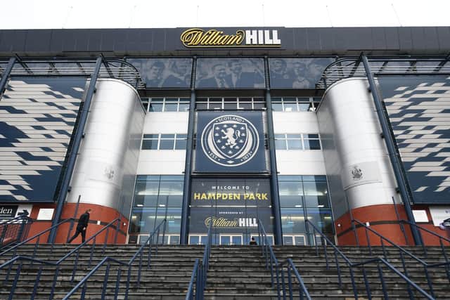Responses had to be received by Hampden's football officials by Friday. Picture: John Devlin