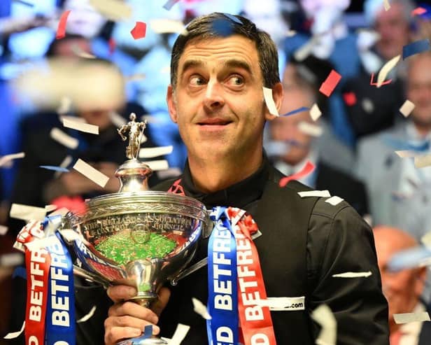 Ronnie O'Sullivan will be back at the Crucible to defend the title he won for a record-equalling seventh time last year.