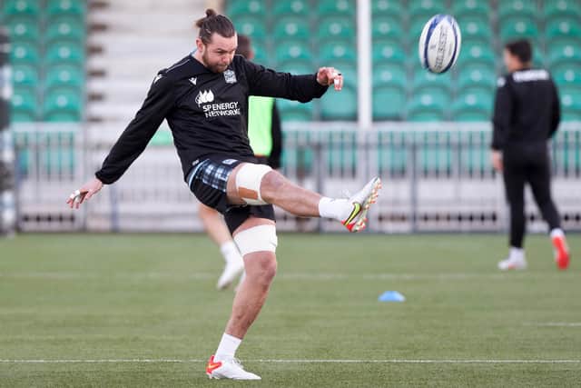 Ryan Wilson is in line to make his 200th appearance for Glasgow Warriors. (Photo by Craig Williamson / SNS Group)
