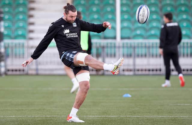 Ryan Wilson is in line to make his 200th appearance for Glasgow Warriors. (Photo by Craig Williamson / SNS Group)