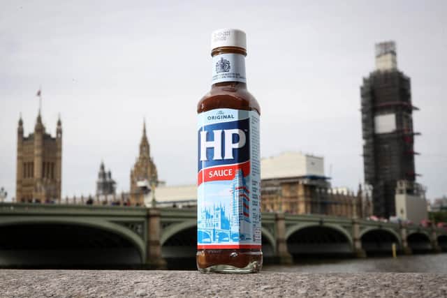 HP Sauce is named after the Houses of Parliament and displays a picture of the London landmark on its label.