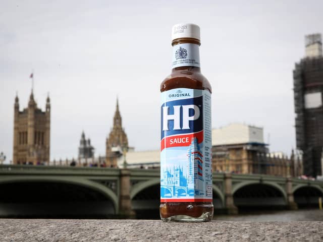HP Sauce is named after the Houses of Parliament and displays a picture of the London landmark on its label.