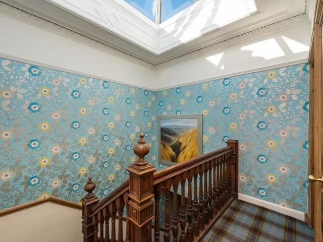Second floor landing.