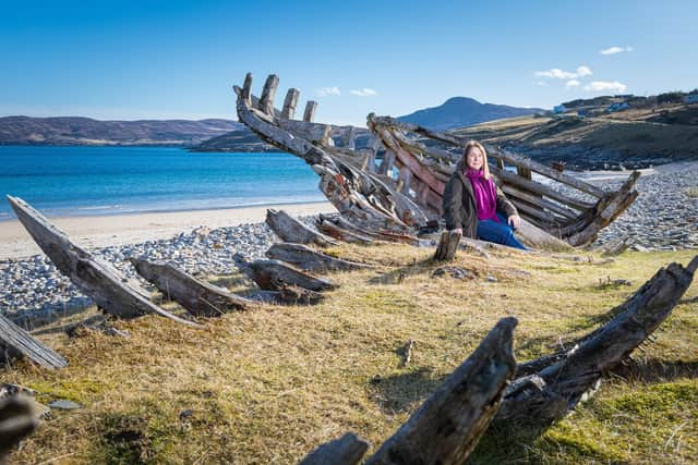 Dorothy Pritchard is chair of Melness Crofters’ Estate, a voluntary group of crofters who own the 10,700 acres of land where the spaceport will be built. Picture: Duncan McLachlan