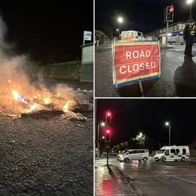 The Niddrie area of Edinburgh was locked down after a serious disturbance on Bonfire Night