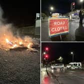 The Niddrie area of Edinburgh was locked down after a serious disturbance on Bonfire Night