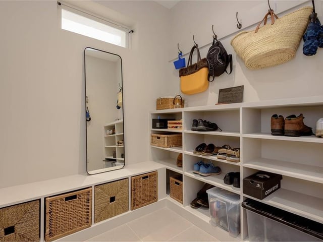 Boot room.