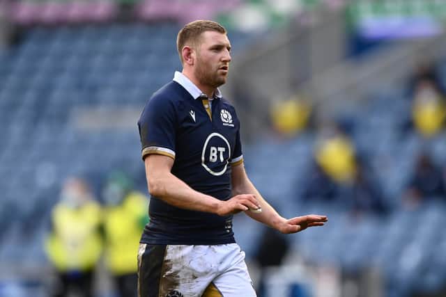 Finn Russell was red-carded during Scotland's Six Nations match with France in Paris