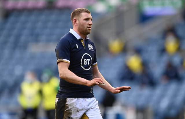Finn Russell was red-carded during Scotland's Six Nations match with France in Paris