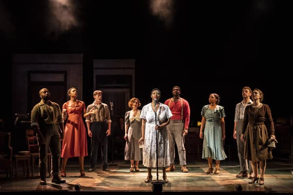 Production image from Girl From the North Country, written and directed by Conor McPherson with Music by Bob Dylan PIC: Johan Persson