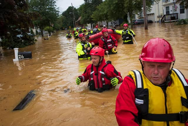 Climate change will drive global sea level rise and increasingly extreme weather, including more frequent and intense heatwaves, droughts, rainfall and storms. Picture: Tom Brenner/Getty Images