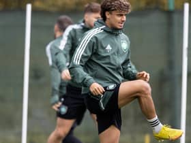 Celtic winger Jota could return for the midweek Champions League showdown with Shakhtar Donetsk. (Photo by Craig Williamson / SNS Group)