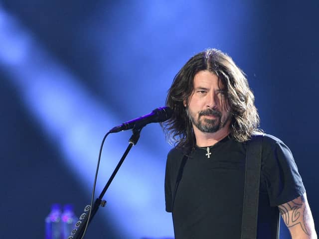 Dave Grohl of the Foo Fighters. PIC: VALERIE MACON/AFP via Getty Images