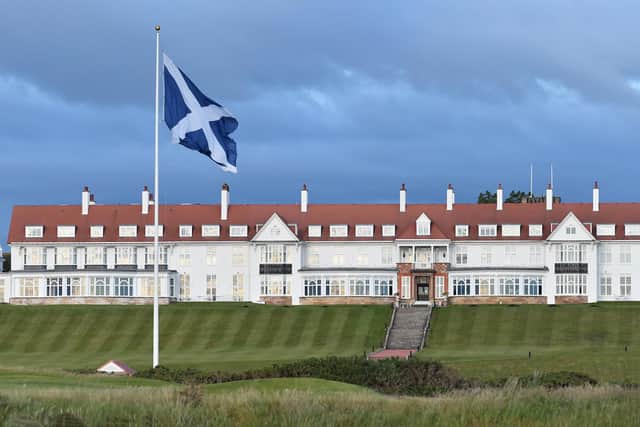 Questions have long been asked over how Donald Trump financed his 2014 acquisition of the Turnberry resort in South Ayrshire. Picture: John Devlin