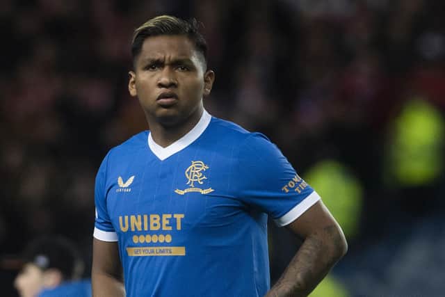 Rangers striker Alfredo Morelos is recovering from thigh surgery.