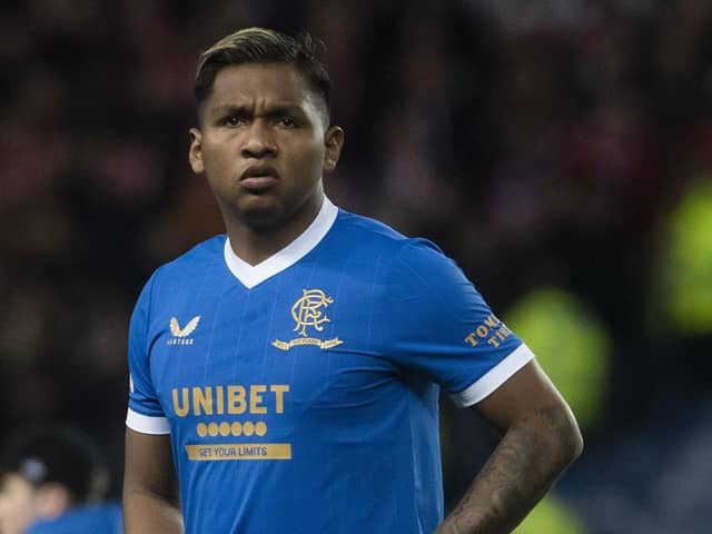 Rangers striker Alfredo Morelos is recovering from thigh surgery.