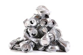 Aluminium cans for recycling