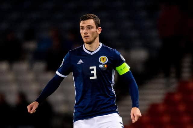 Scotland men's captain Andy Robertson.