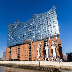 The Euro 2024 draw takes place at the Elbphilharmonie concert hall in Hamburg.