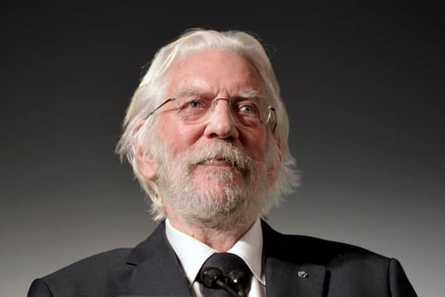 Donald Sutherland accepts the Lifetime Achievement Award at the 2018 Zurich Film Festival (Picture: Thomas Lohnes/Getty Images)