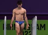 Edinburgh diver Danny Mabbott prepares to take the plunge