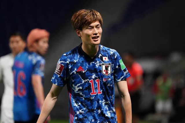 Kyogo Furuhashi is set to sign for Celtic. (Photo by Koji Watanabe/Getty Images)