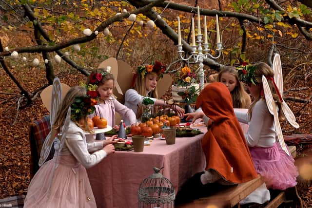Autumnal Apple Woodland Party Pic: Amanda Farnese Heath