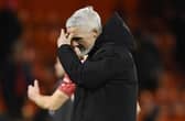 Aberdeen manager Jim Goodwin was left dejected by the 3-2 defeat by Rangers.