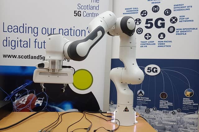 University of Glasgow students have been able to conduct their lab experiments remotely, using a pioneering robot – assembling and measuring an electrical circuit using equipment physically situated in the university’s laboratory.