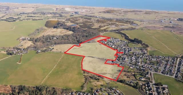 Barratt Homes and David Wilson Homes North Scotland are behind plans to build up to 233 houses