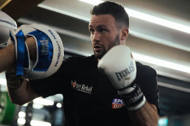 Josh Taylor is preparing for his super lightweight showdown against Mexican-American, Jose Ramirez, in Las Vegas, next month. Picture: Neil McDonald / Media Zoo Scotland