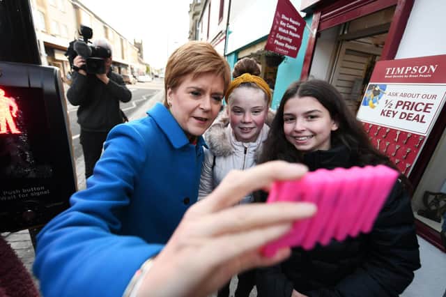 Nicola Sturgeon, seen on the campaign trail in 2019, is not Mother of the Nation but a servant of the people, says Susan Dalgety (Picture: John Devlin)