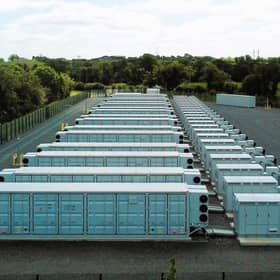 A planning application has been lodged for the Ballyross Battery Energy Storage System project, near Gleno. Image: submitted