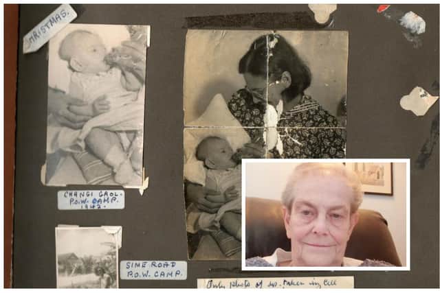 Jenny Martin spent the first three years of her life at the Changi Prison Camp.