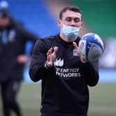 Cole Forbes during Glasgow Warriors training on Tuesday.  (Photo by Craig Williamson / SNS Group)