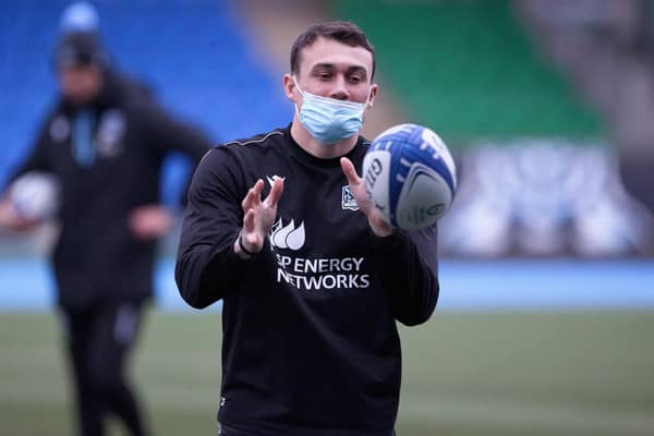Cole Forbes during Glasgow Warriors training on Tuesday.  (Photo by Craig Williamson / SNS Group)