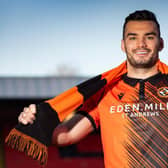 New Dundee Utd signing Tony Watt is unveiled at Tannadice on January 17, 2022, in Dundee, Scotland.  (Photo by Mark Scates / SNS Group)