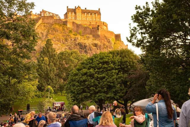 West Princes Street Gardens will be transformed for a two-day celebration of 'the joy of music-making.' Picture: Gaelle Beri