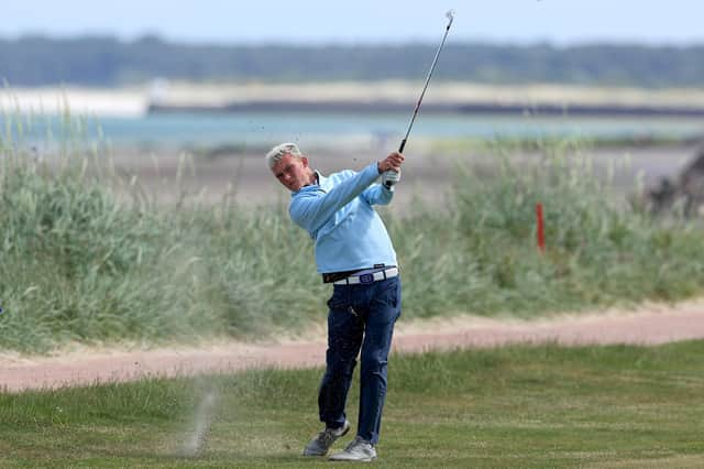 Connor Wilson during his match against Mark Power in the R&A Amateur Championship at Nairn. Picture: David Cannon/R&A/R&A via Getty Images.