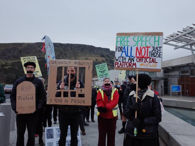 The Police Bill: Extinction Rebellion Edinburgh turn out in protest again the new Police Bill before it appears before the House of Lords