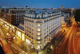 The Marriott Park Lane, Mayfair, London, is in the heart of central London overlooking Marble Arch, Speakers’ Corner and the green expanse of Hyde Park. It has a restaurant and bar as well as a spa, gym and indoor swimming pool within the basement-dwelling The Club at Park Lane. Pic: Contributed