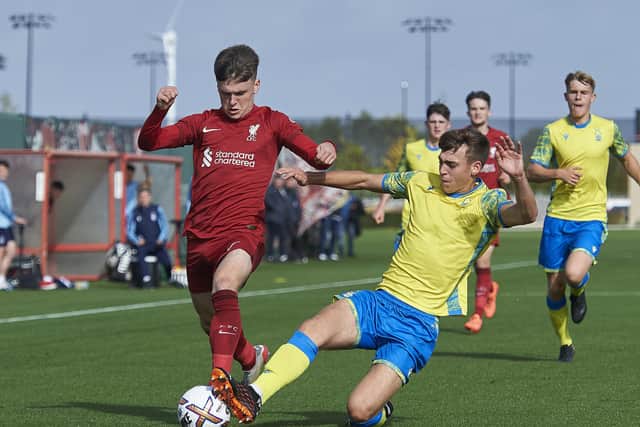 Ben Doak, signed from Celtic, is in Liverpool's Under-18s.