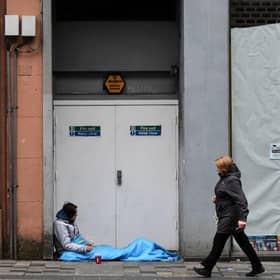 The latest homeless statistics show a record high number of children in temporary accommodation. Picture: Andy Buchanan/AFP via Getty Images